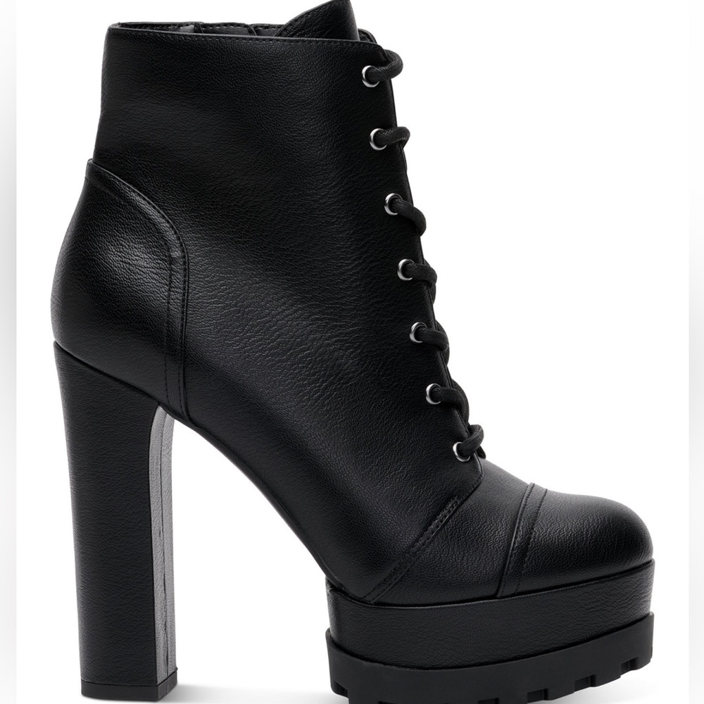 New Jessica Simpson Platform Boots in Black Sz 7.5